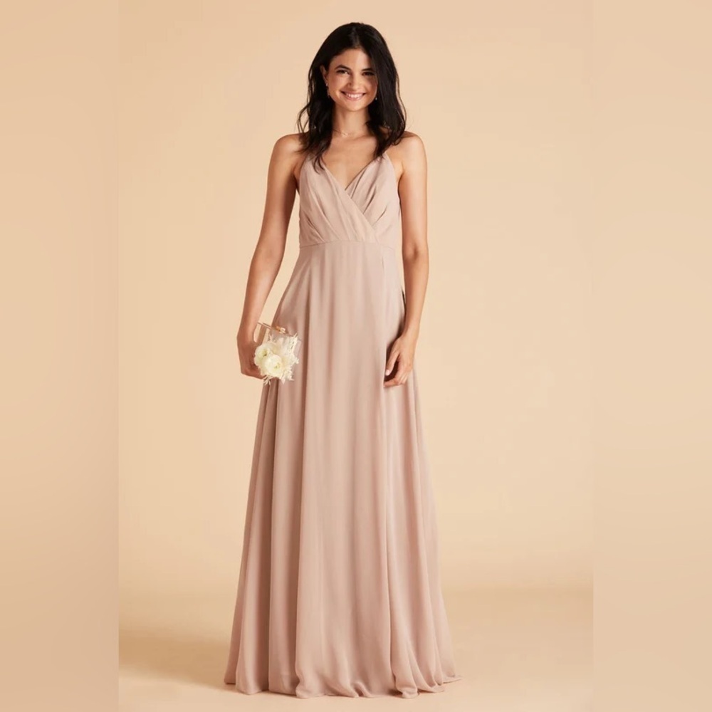 NWT Birdy Grey Kaia Dress in Chiffon Taupe